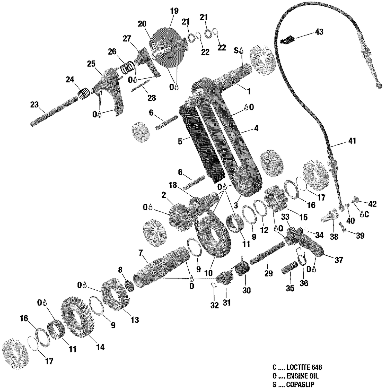 05- Gearbox - Components - 600 ACE