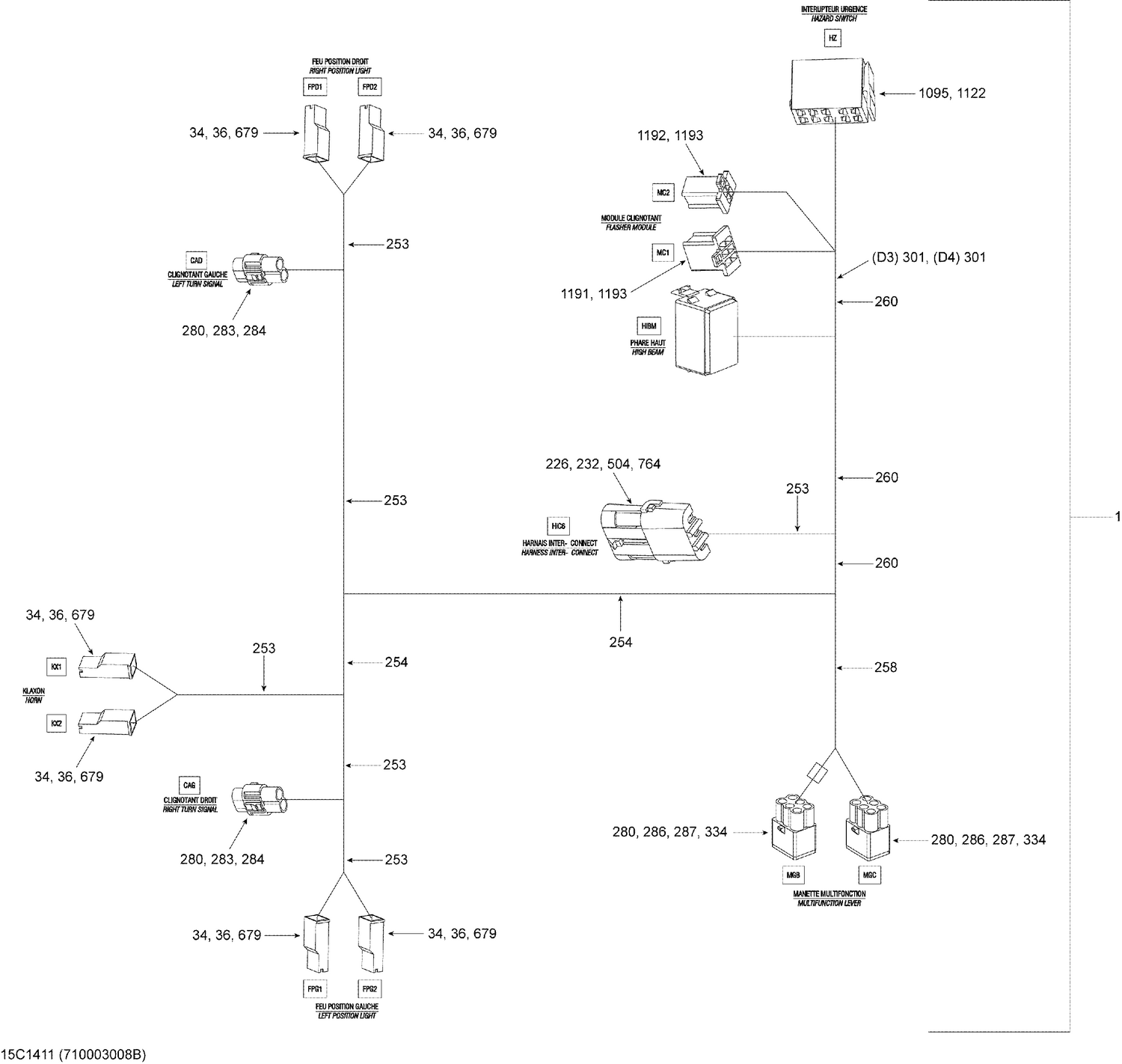 10- Electrical Harness Flasher_15C1411