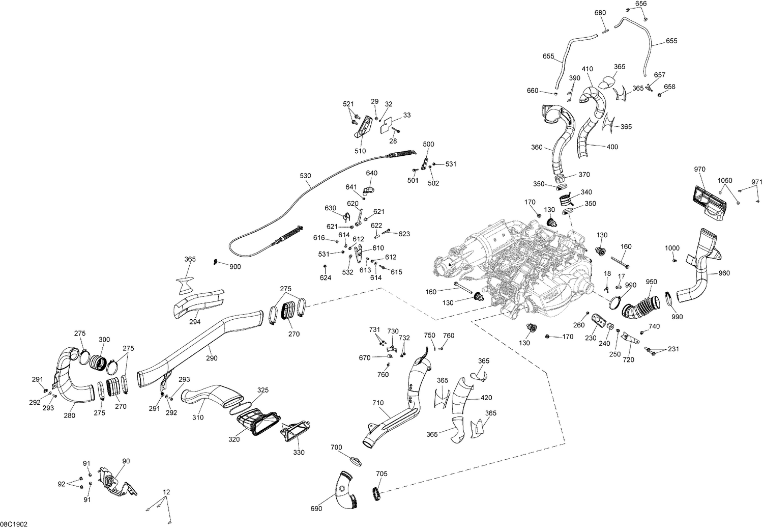 01- Engine - 1000R EFI MAX