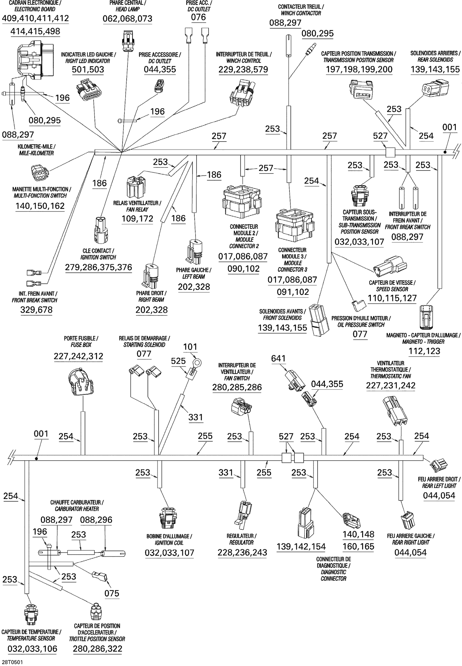 10- Electrical Harness, Frame