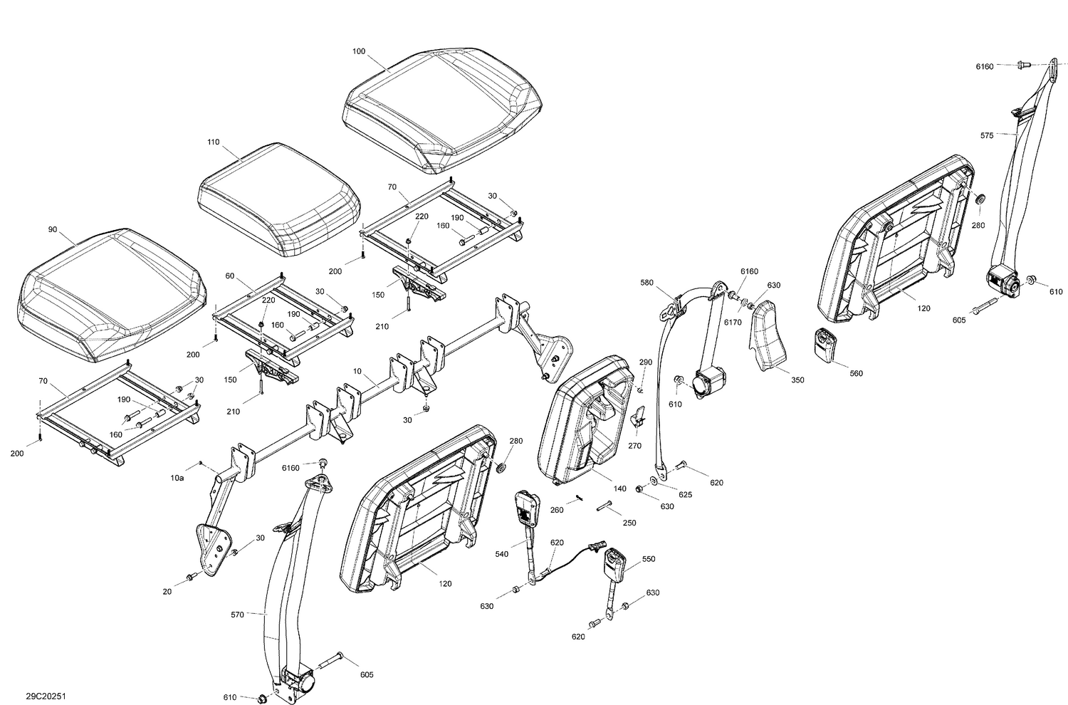 09- Seat - Front Section - BASE - DPS