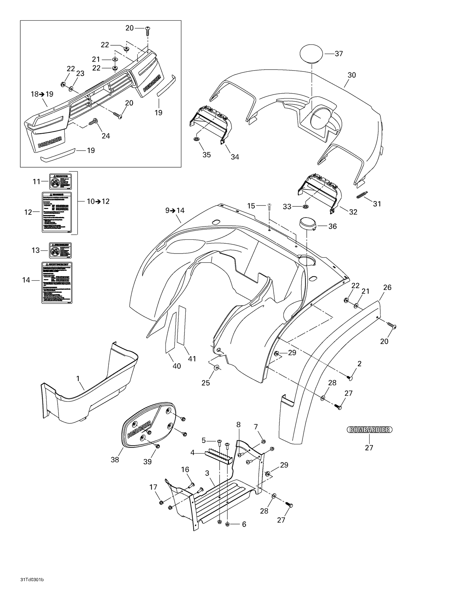 09- Body And Accessories, Rear View