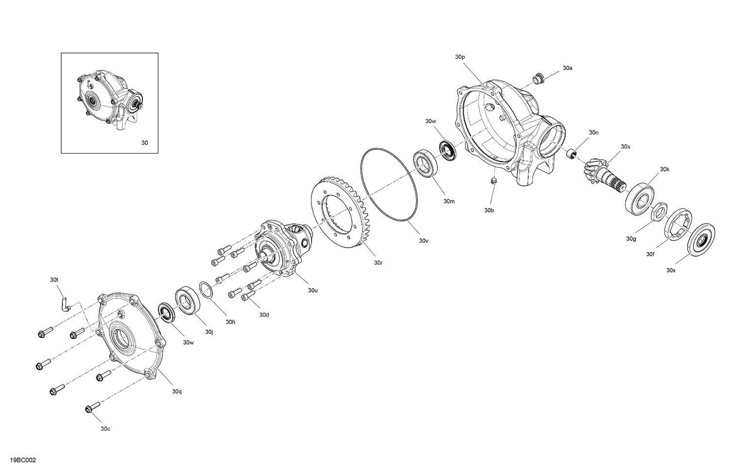 04- Drive - Front - Differential Parts