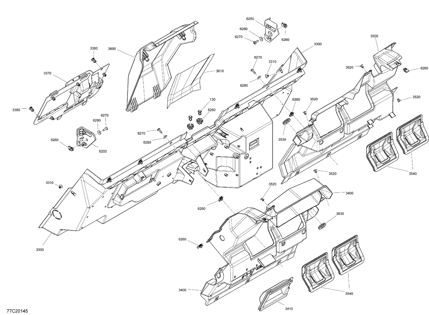 09- Cab Interior - Back Wall Section