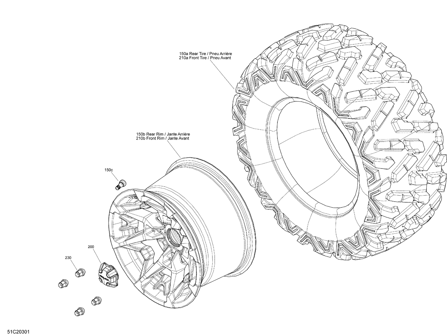 07- Drive - Wheels - XT