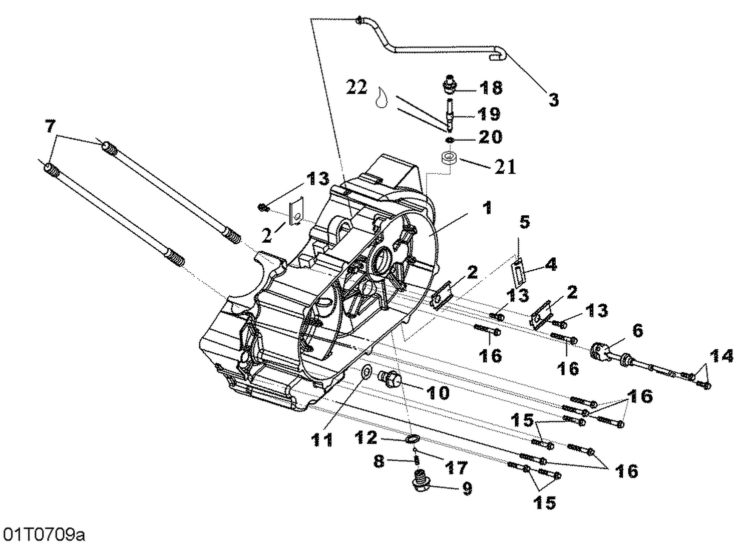 01- Left Crankcase Half