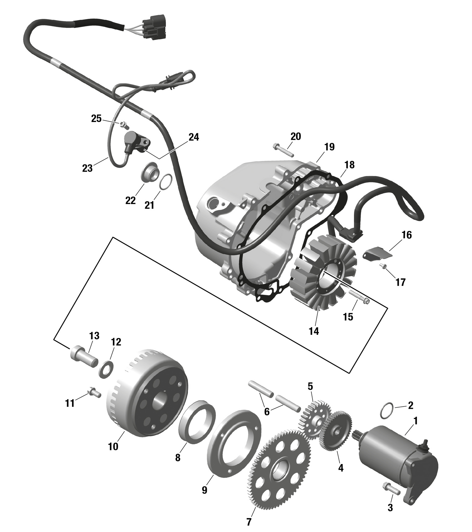 01- ROTAX - Magneto and Electric Starter