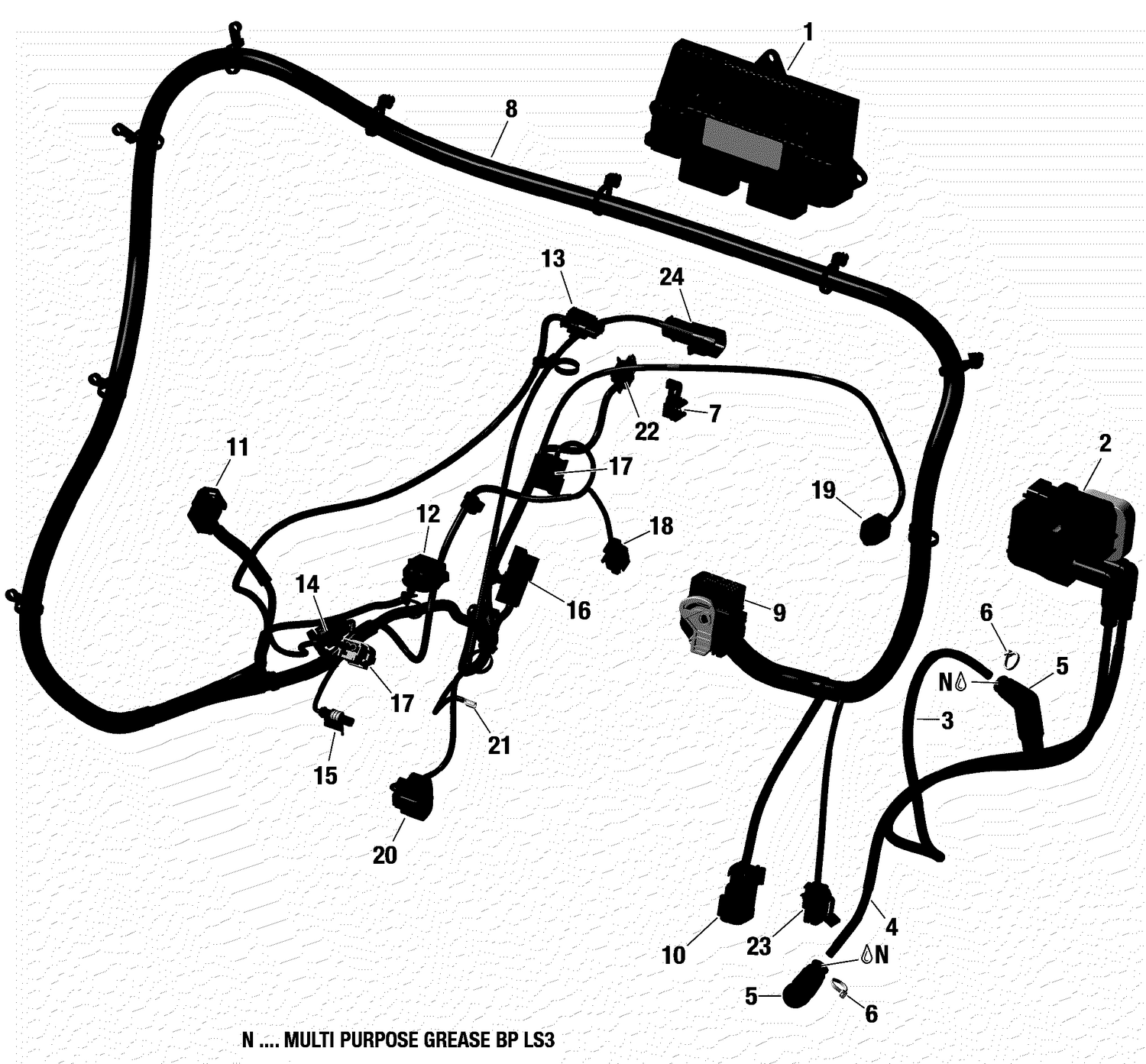 10- Engine Harness And Electronic Module