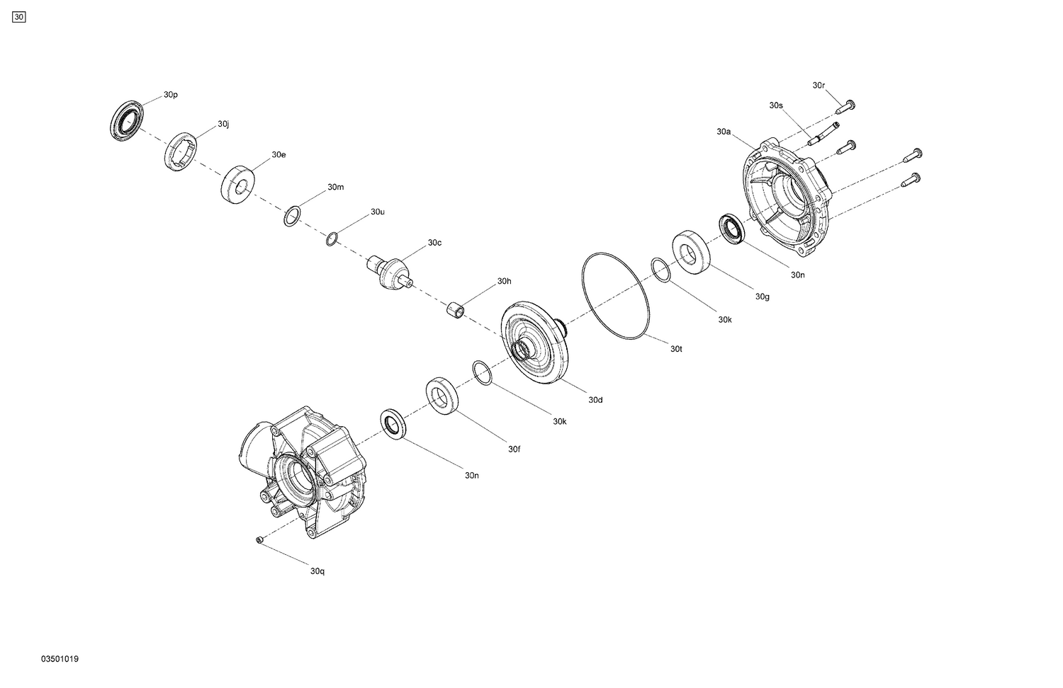 04- Drive - Rear Section - Differential Parts - STD