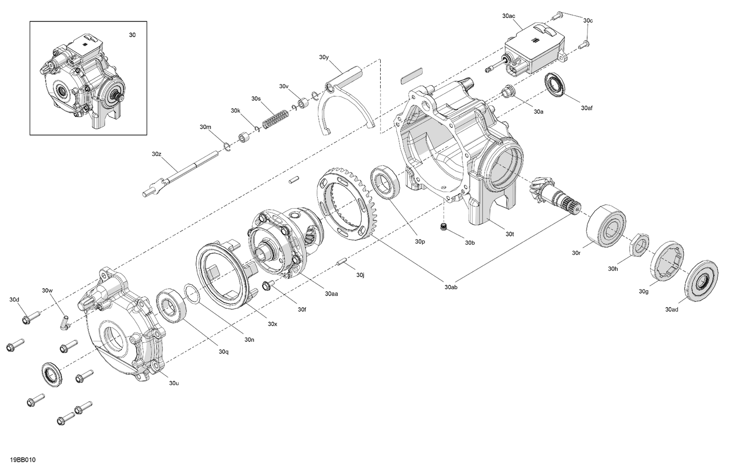 04- Drive - Front - Differential Parts