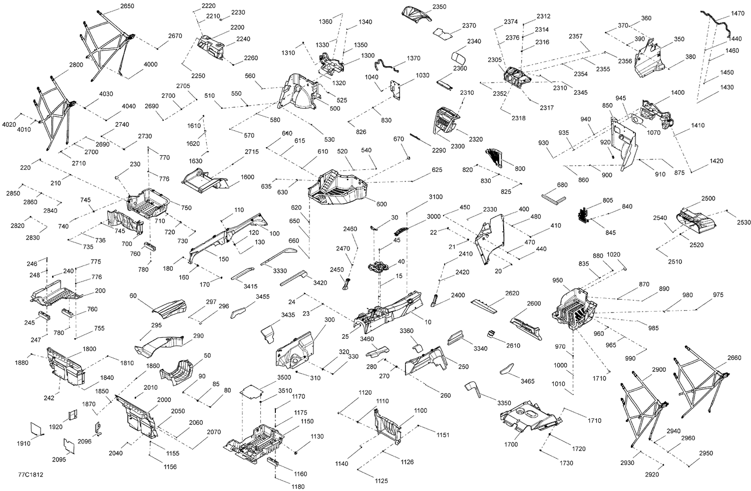 09- Cab Interior Maverick MAX - Package XMR