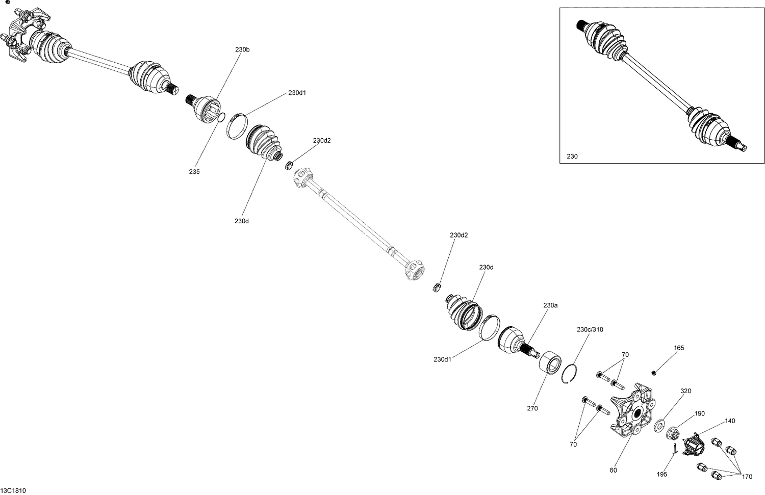 08- Drive, Rear Package STD & XDS DPS