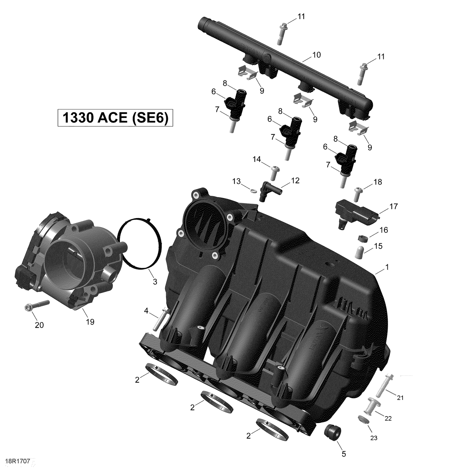 02- Air Intake Manifold and Throttle Body - All Models