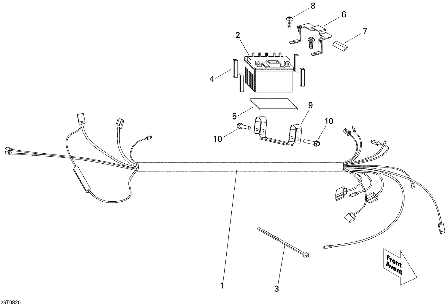 10- Main Harness and Battery