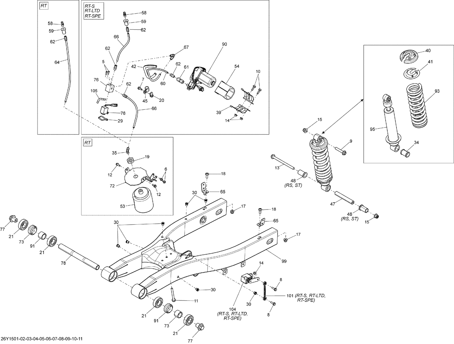 08- Suspension, Rear _26Y1501