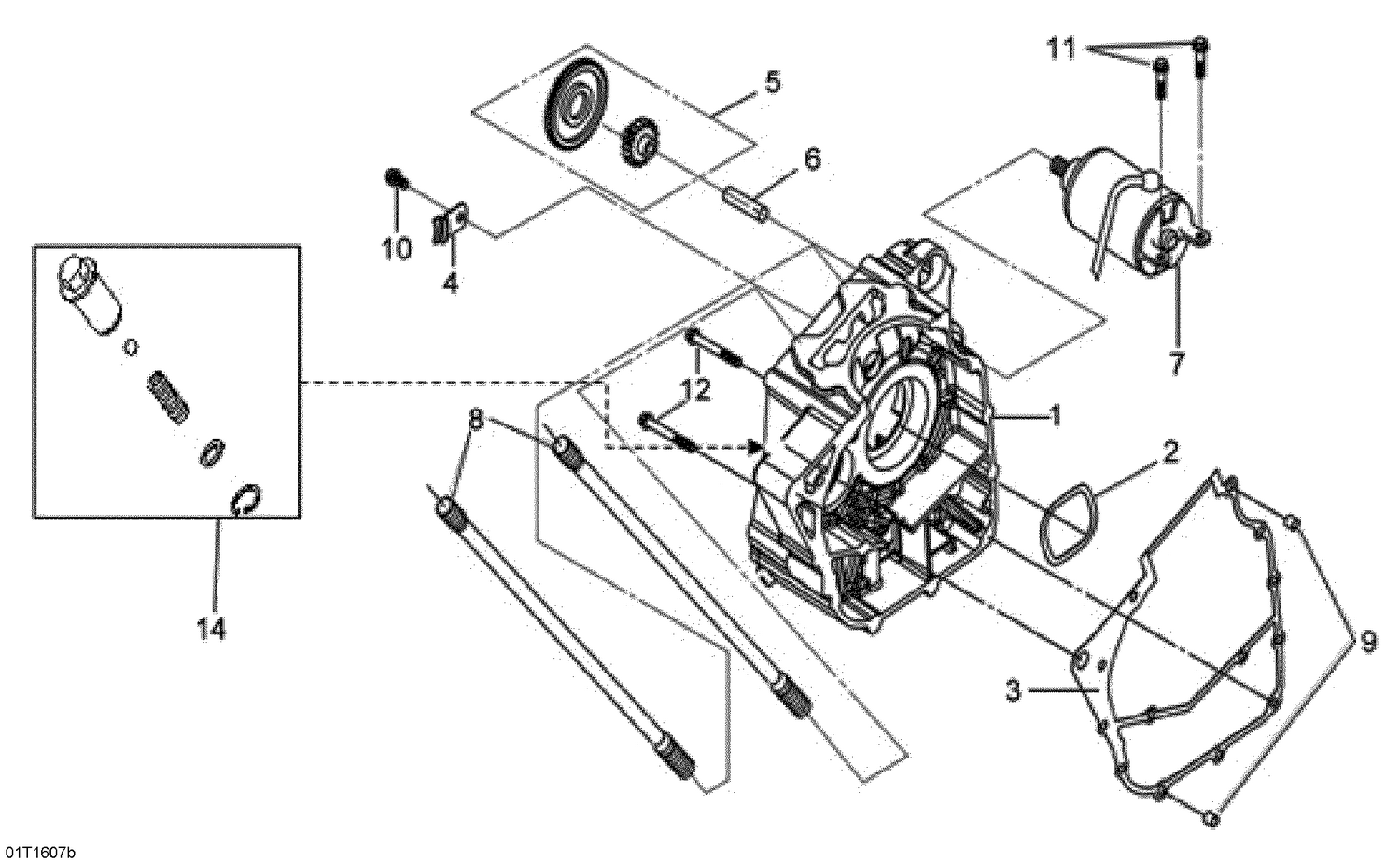 01- Right Crankcase Half