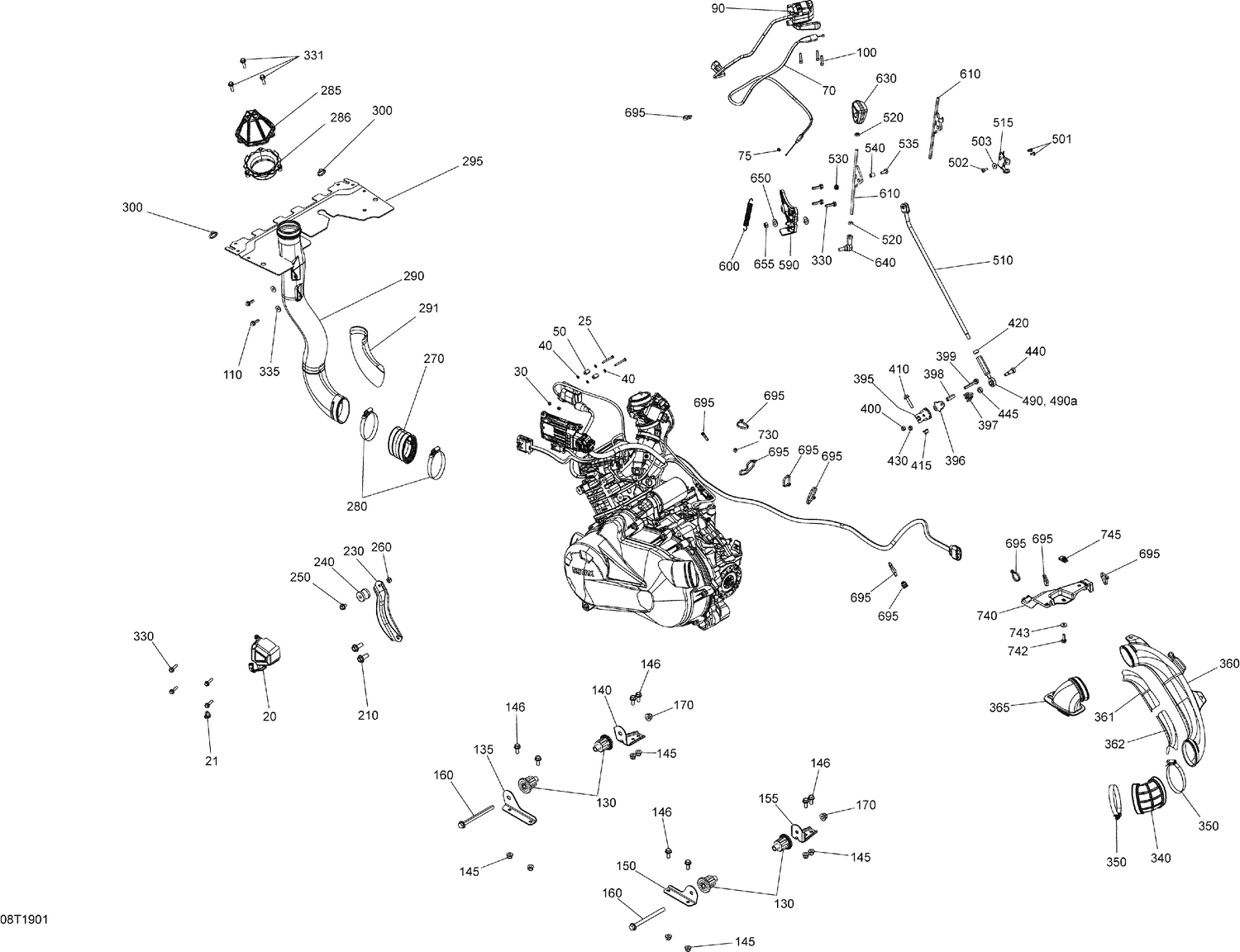 01- Engine - 450 EFI