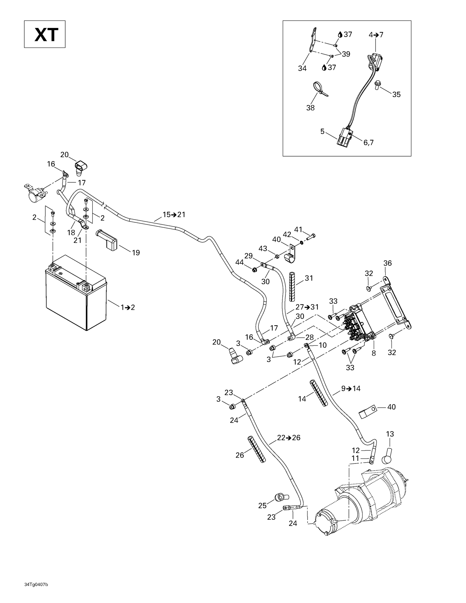 10- Battery And Electrical Accessories (XT)
