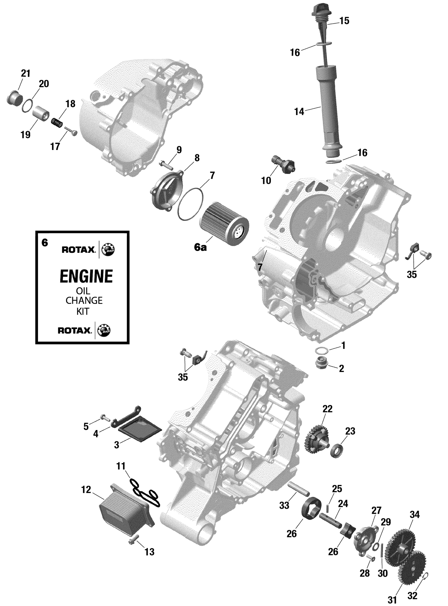 01- Rotax - Engine Lubrication - Except LTD CAB