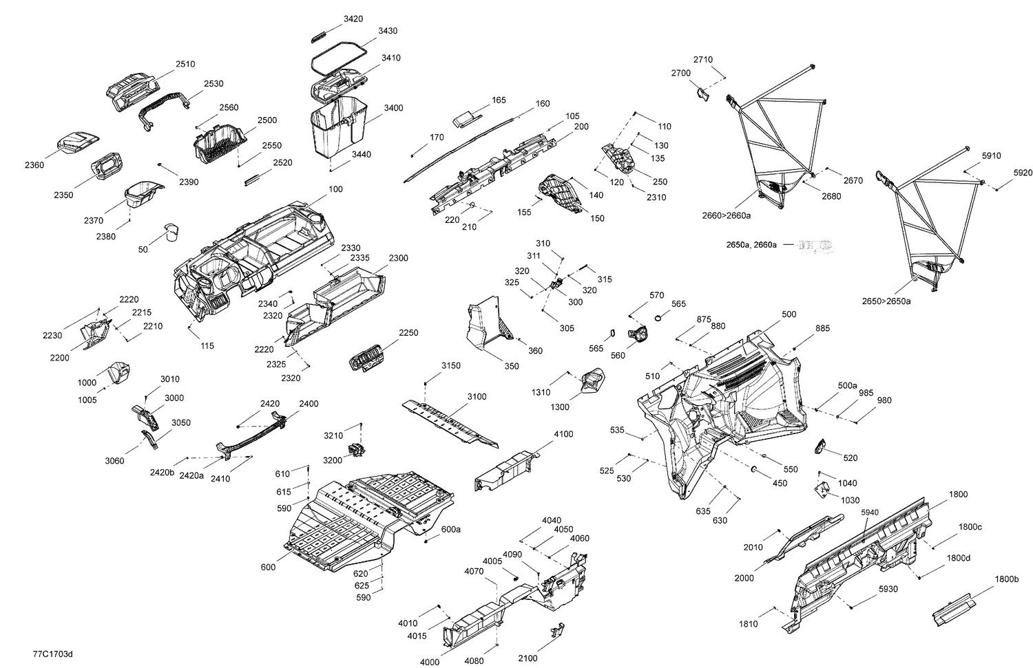09- Cab Interior - Without Cabin Enclosure