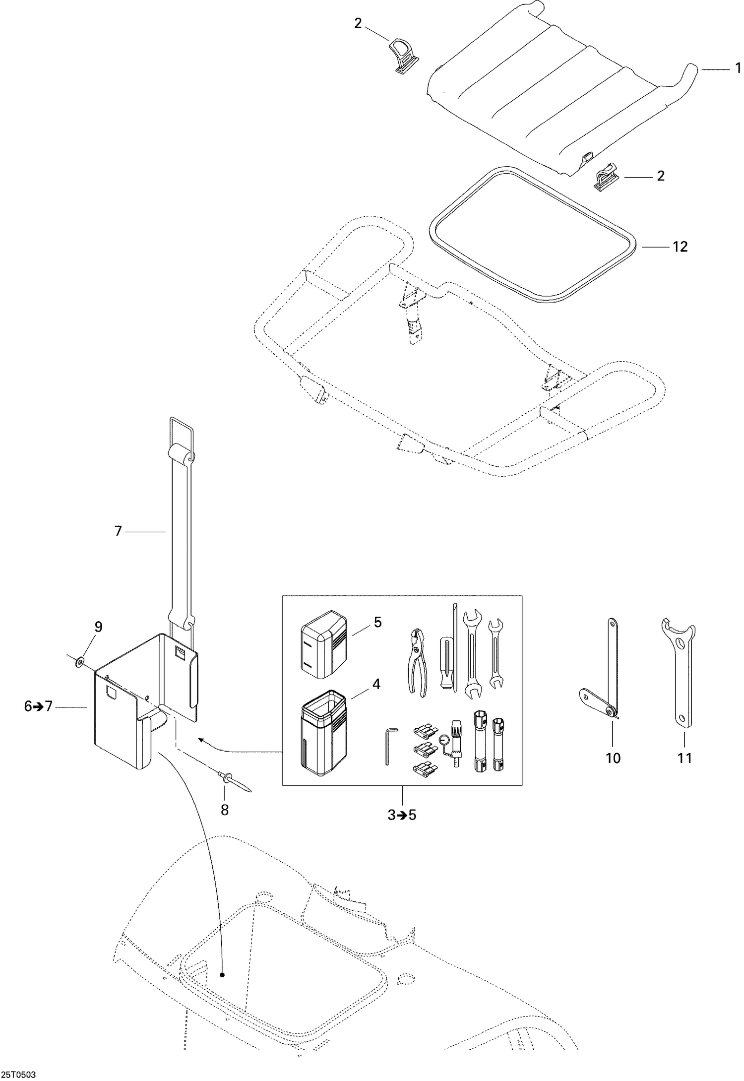 09- Front Storage Tray