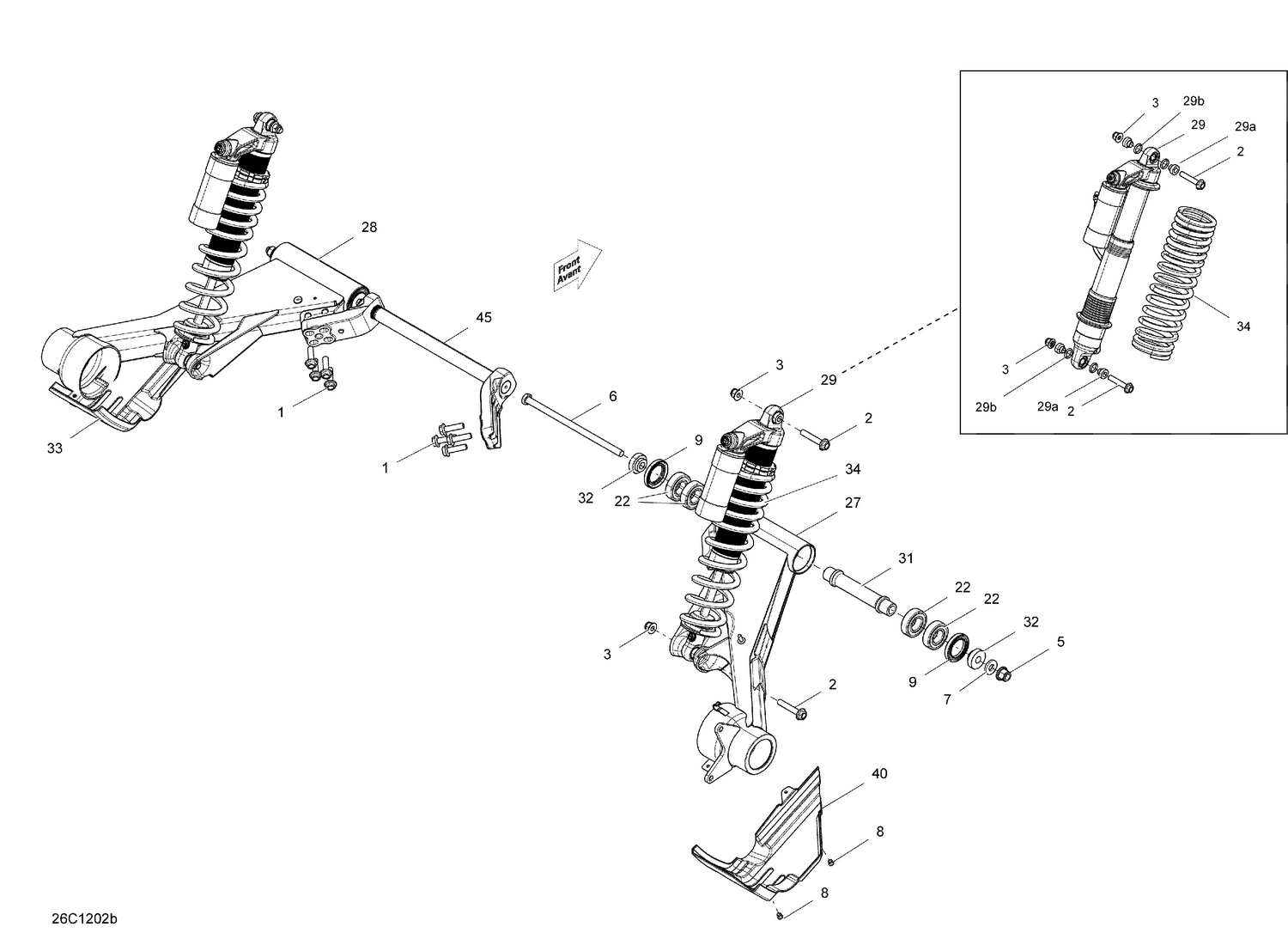 08- Rear Suspension X Model