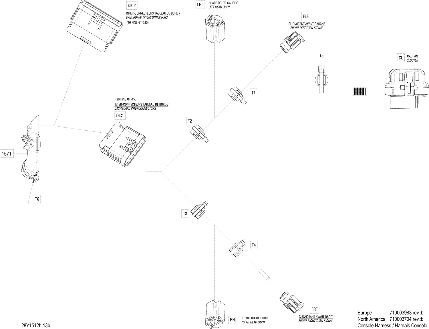 10- Electrical Harness Console_28Y1512b