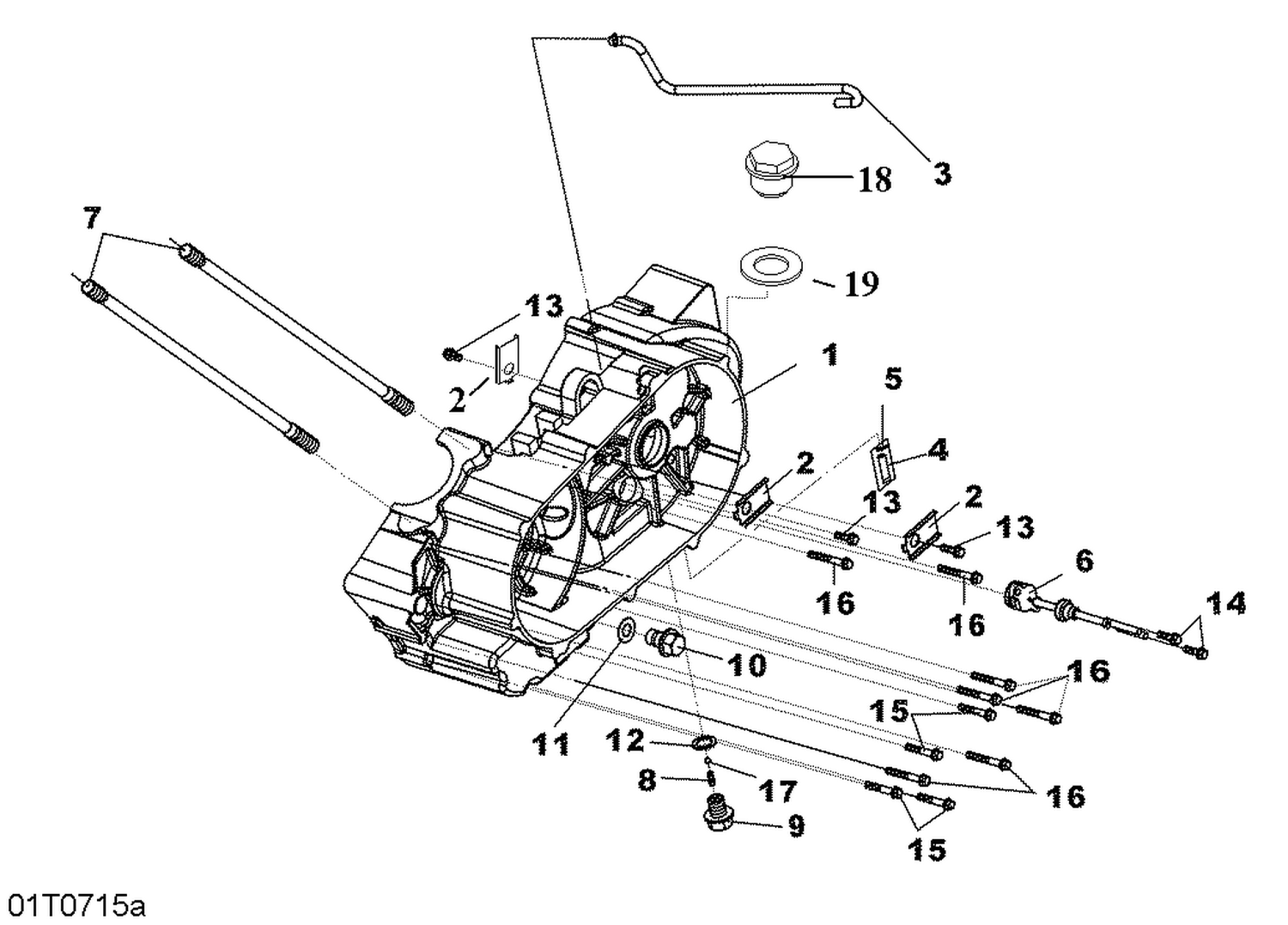 01- Left Crankcase Half