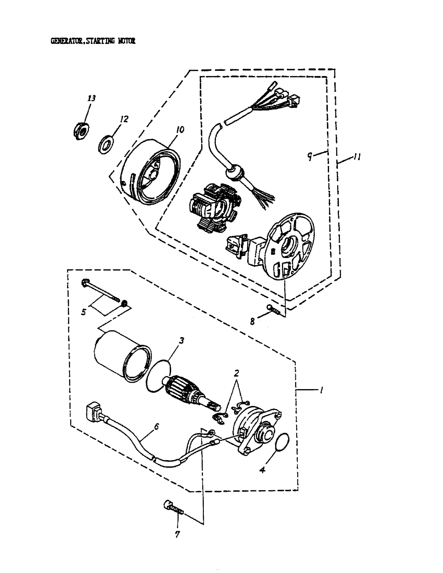 04- Generator, Starting Motor