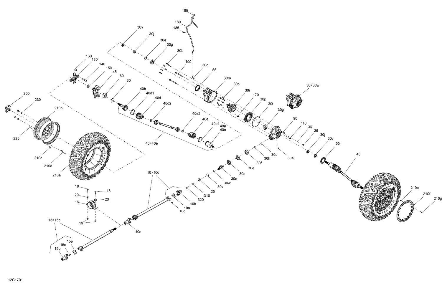 07- Drive System, Front - All Models