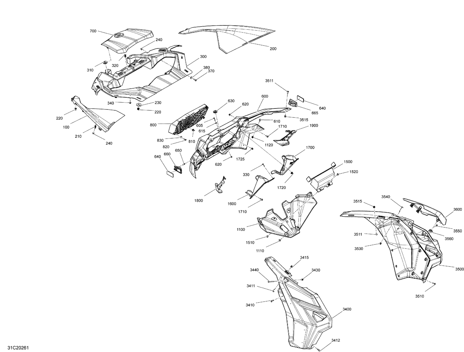 09- Body - Front Section - Silver