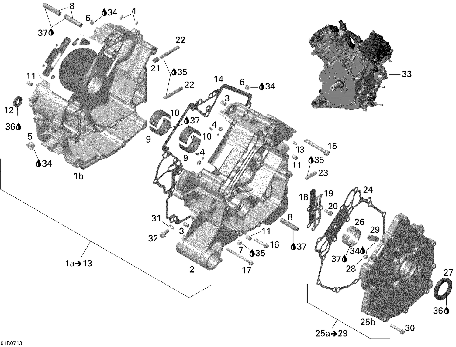 01- Crankcase OUTLANDER