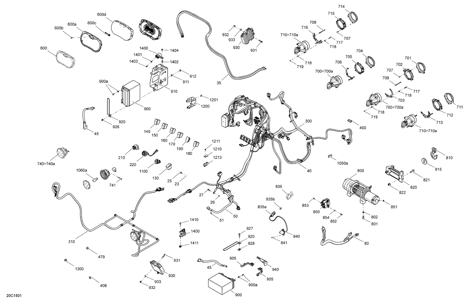 10- Electrical System Commander - All Models Except LTD
