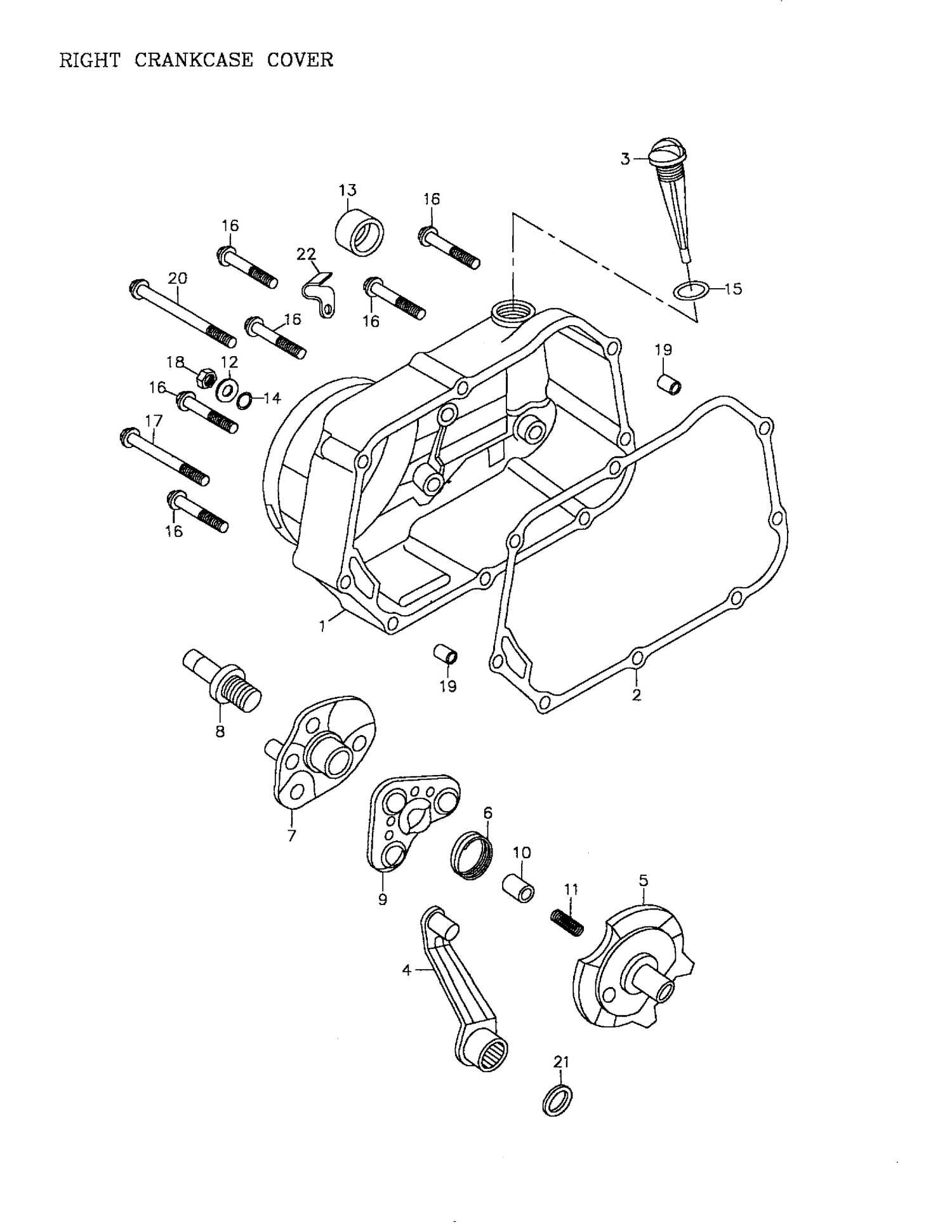 01- Right Crankcase Cover