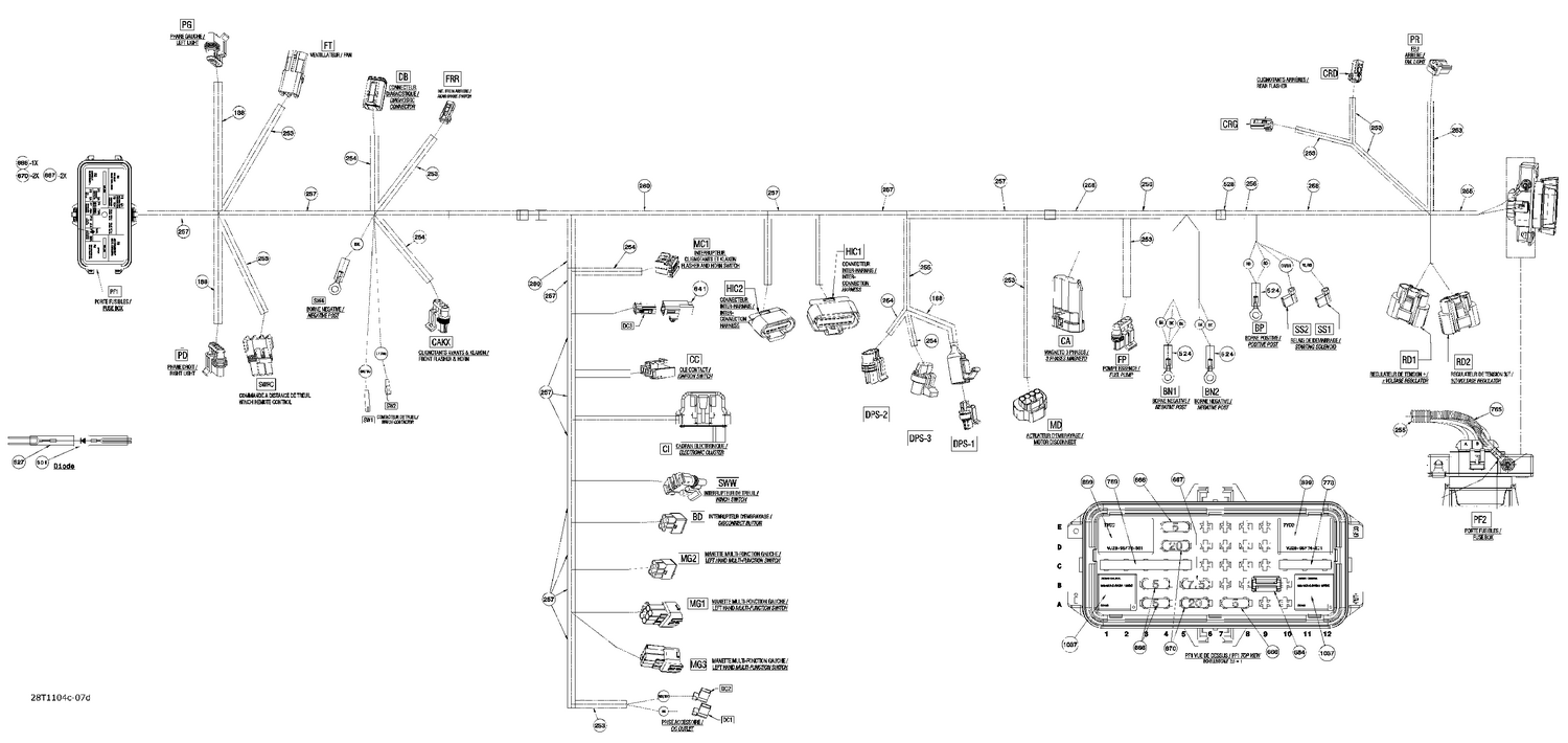 10- Main Harness XT, Europe
