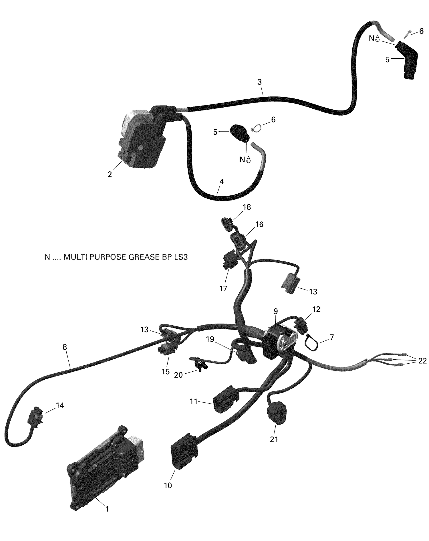 10- Engine Harness And Electronic Module  - V1