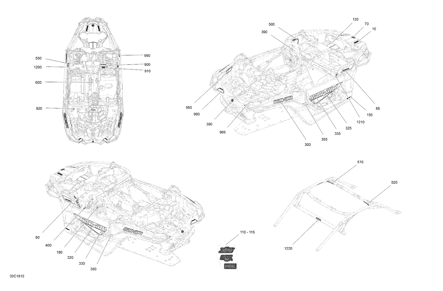 09- Decals - Package Xrs DPS