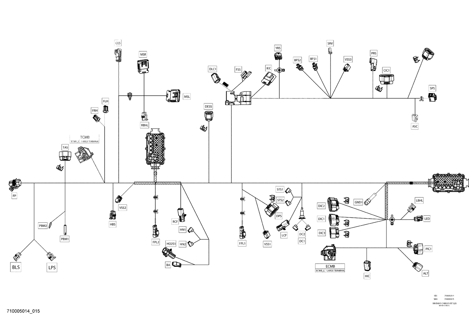 10- Electrical Harness - Main SE6 710005014