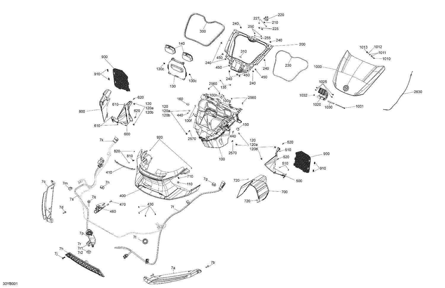 07- Body - Front Storage Tray
