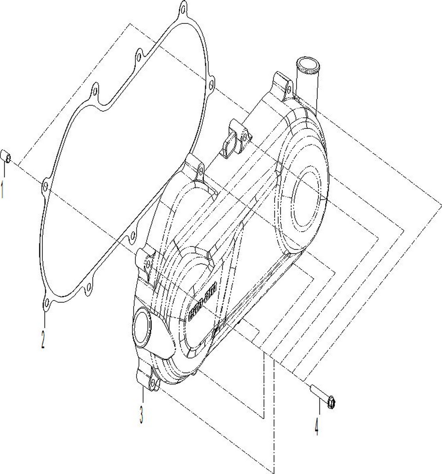02- Engine - Crankcase Cover LH