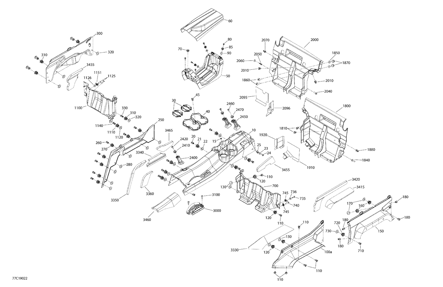 09- Cab Interior Commander MAX - Upper Section
