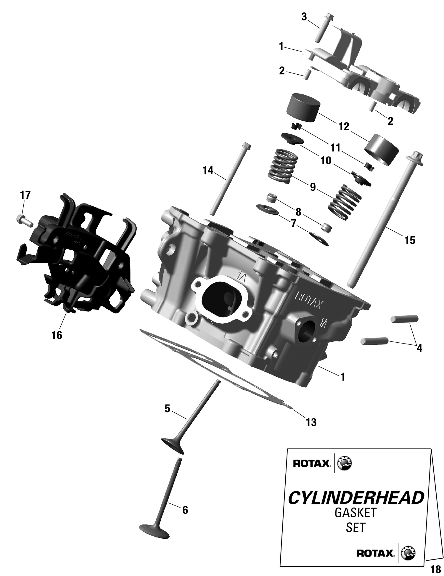 01- ROTAX - Cylinder Head