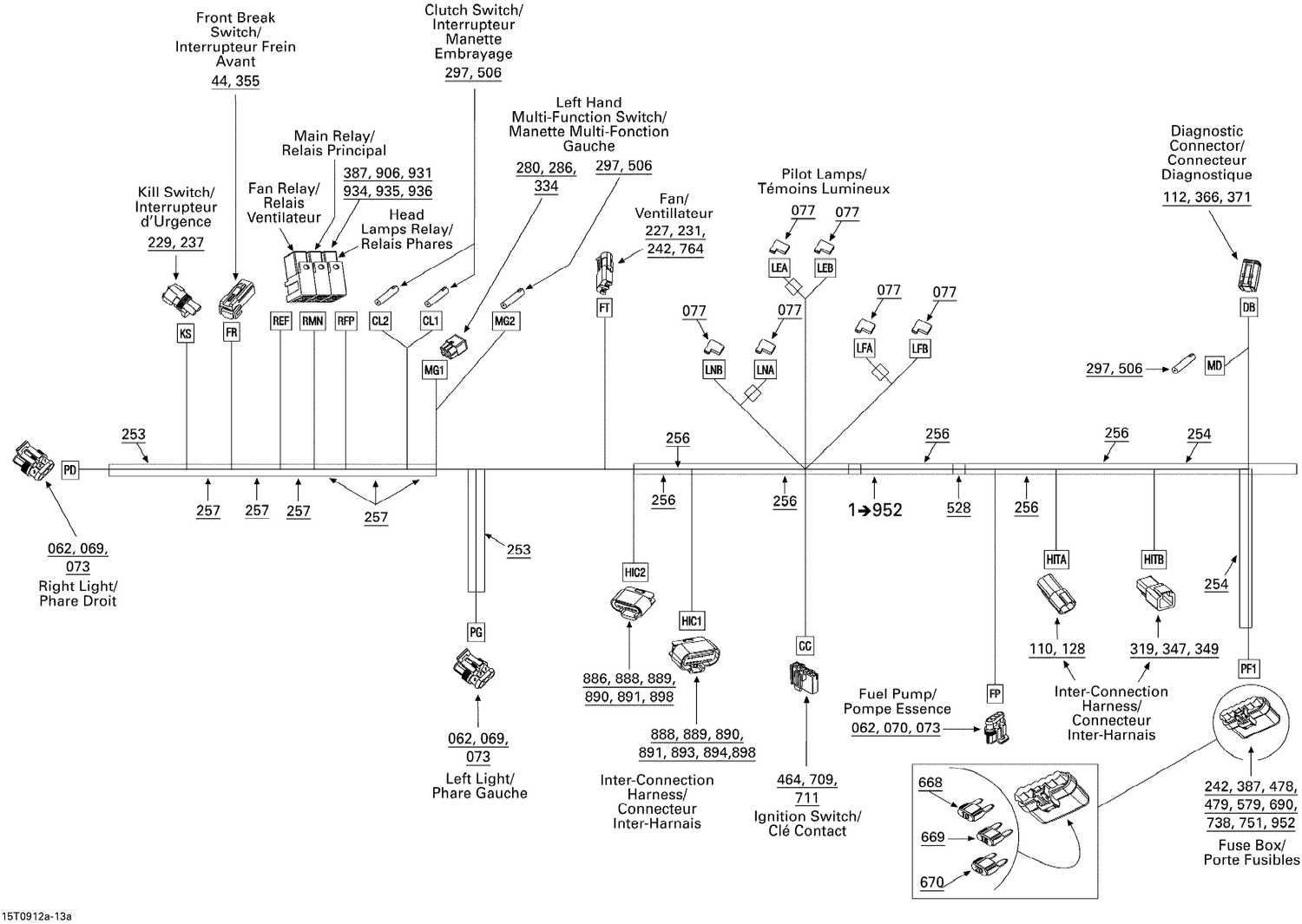 10- Electrical Harness, Front Section
