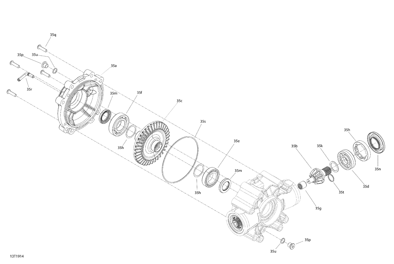 08- Rear Drive - Middle Differential