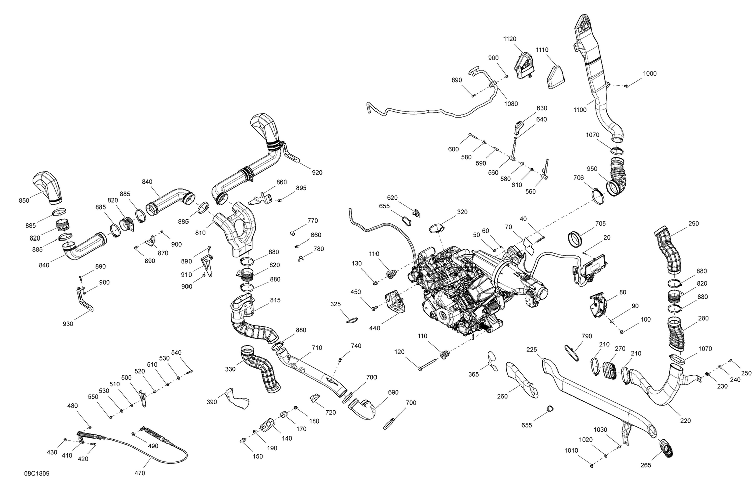 01- Engine Maverick Non MAX - Package XMR