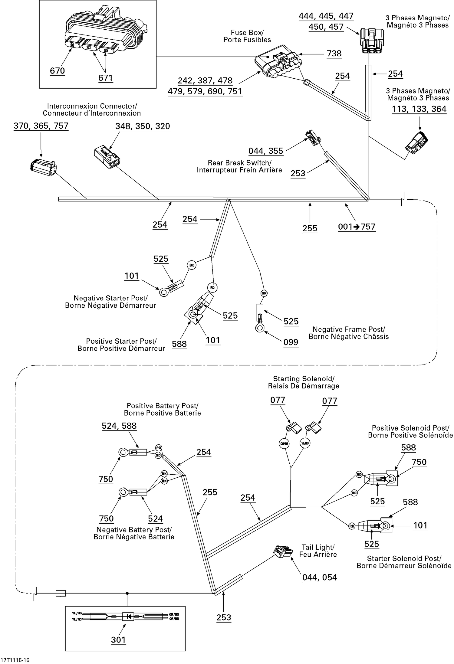 10- Electrical Harness, Rear Section