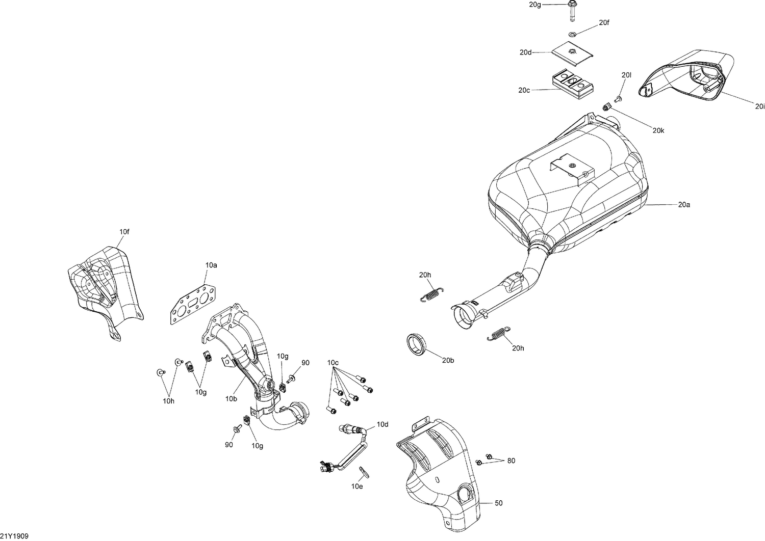 01- Engine - Exhaust - 600 ACE