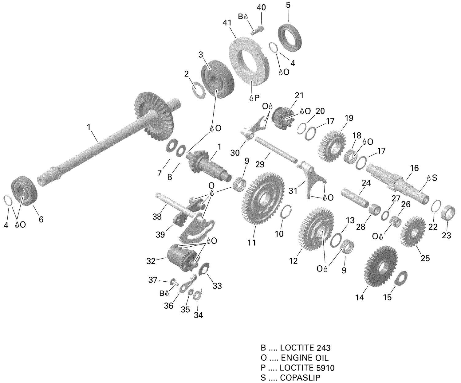 01- Gear Box And Components