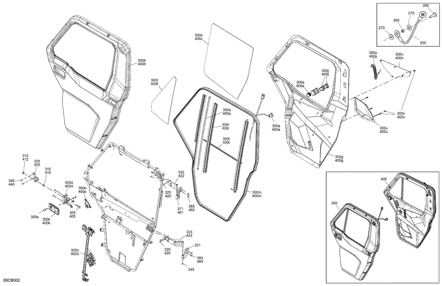 07- Enclosure Cab - Front Doors