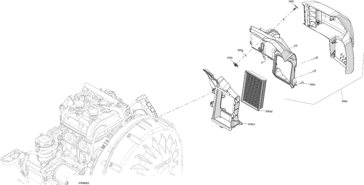 02- Engine - RH Air Intake